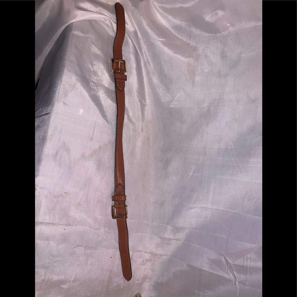 MICHAEL KORS Brown Leather Replacement Strap